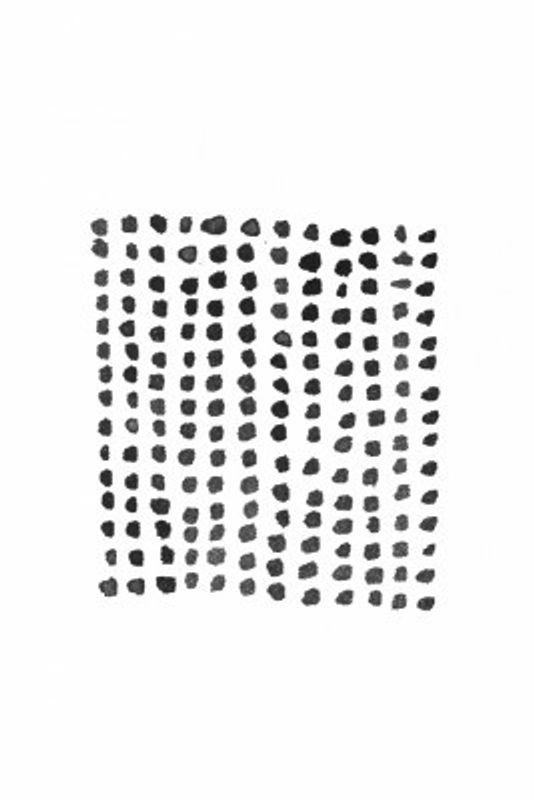 Black Dots In A Grid Pattern On A White Background