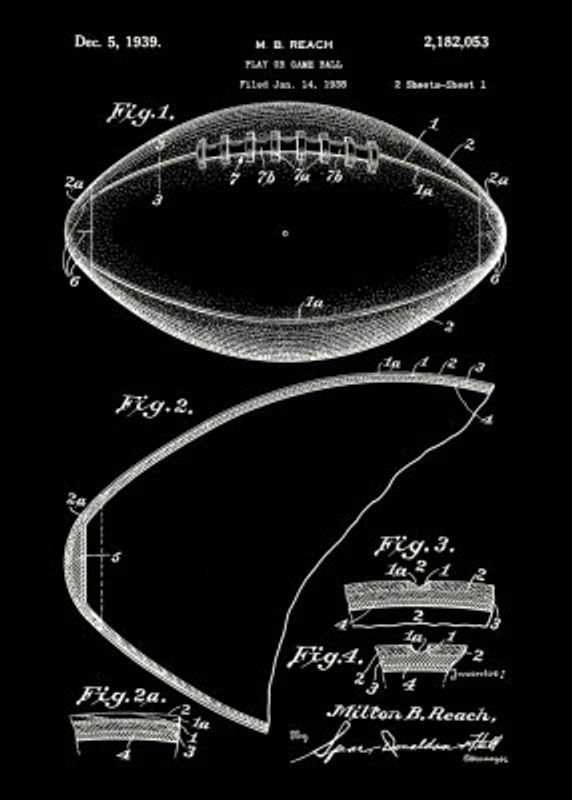 Football Patent 1938
