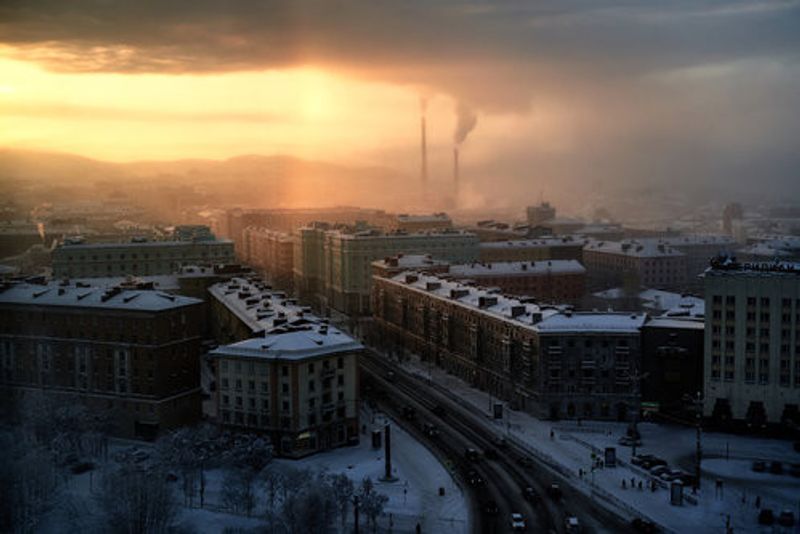 Morning in Murmansk