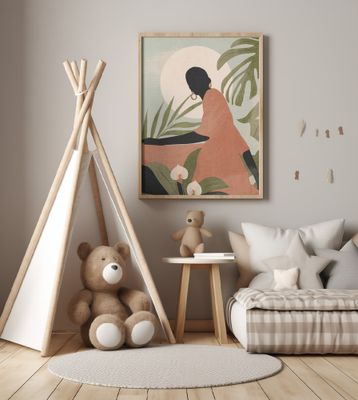 Serene Sunlit Silhouette