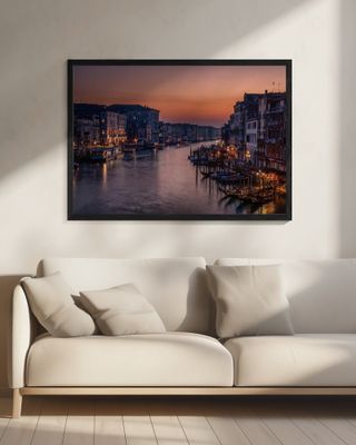Venice Grand Canal at Sunset