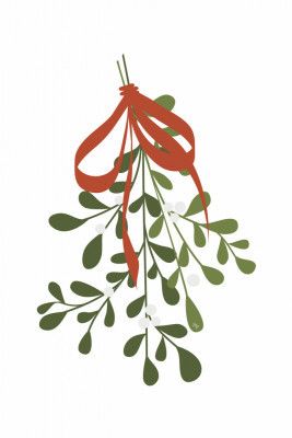 Festive Mistletoe Charm