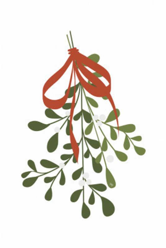 Festive Mistletoe Charm