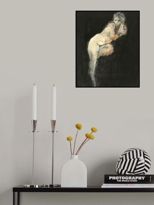 Nude Figure in a Dynamic Pose