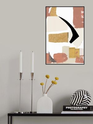 Neutral Abstract Shapes On White 1