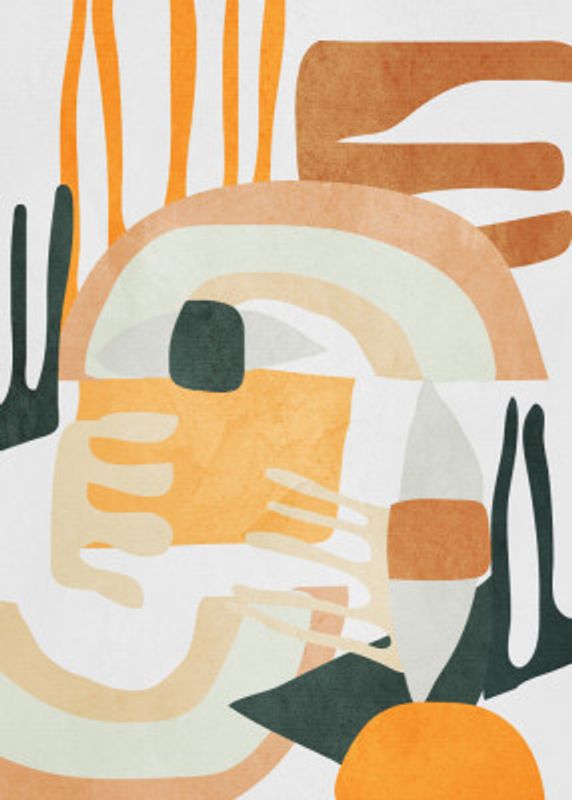 Geometric Shapes Abstract Harmony