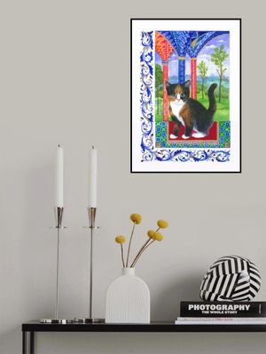 Kitten Cat in Landscape