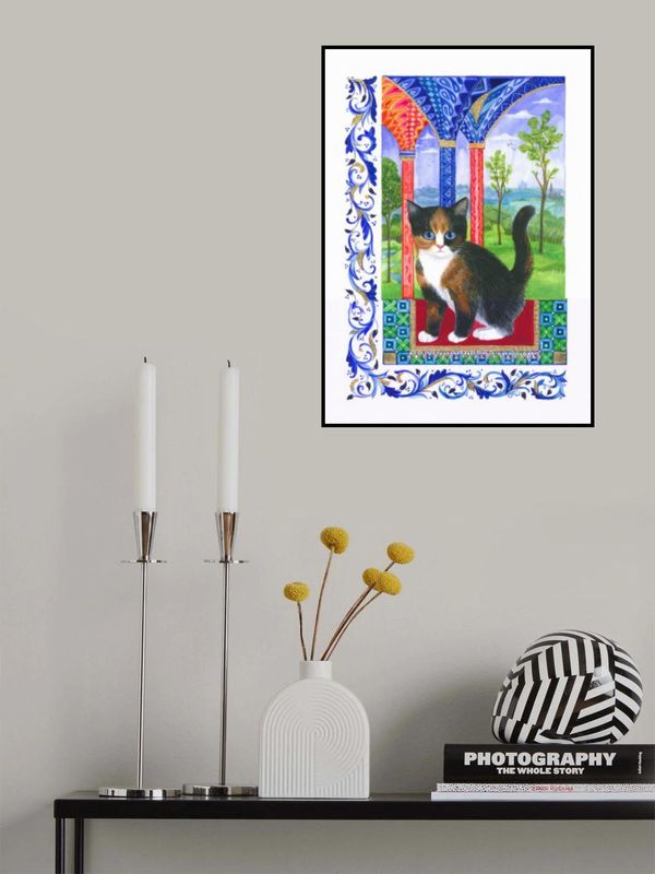 Kitten Cat in Landscape