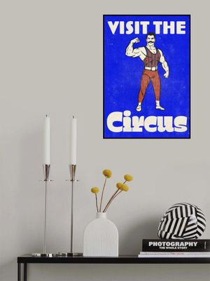 Vintage Visit The Circus Strongman