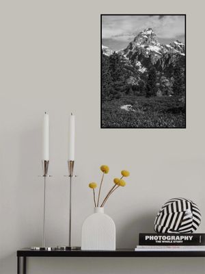 The Grand Teton in Black-and-White
