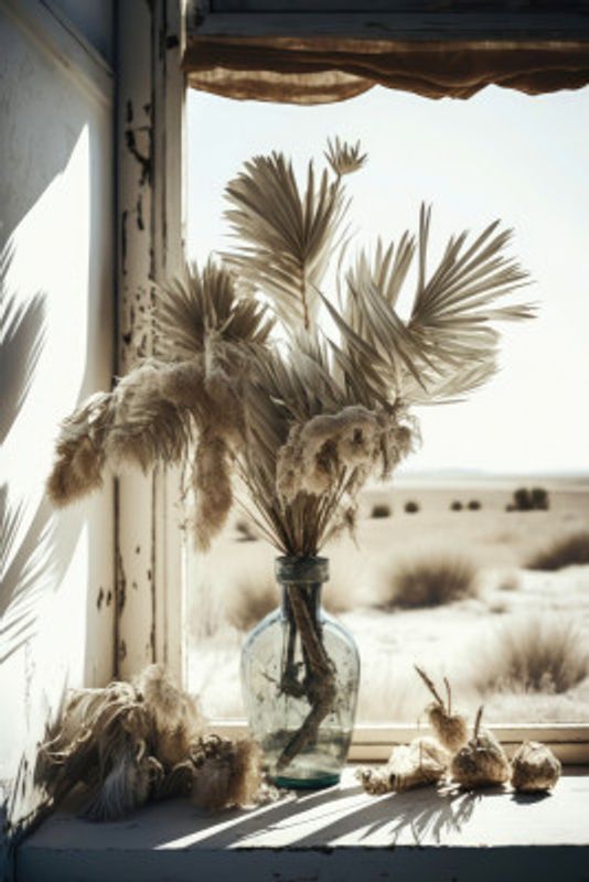 Desert Window Stillness