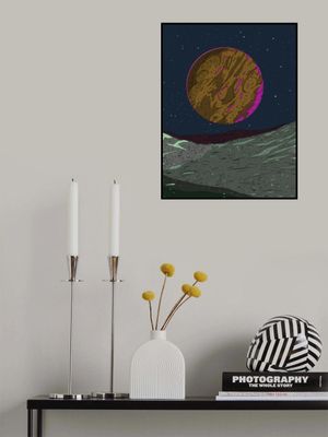 Sci Fi Landscape Moon