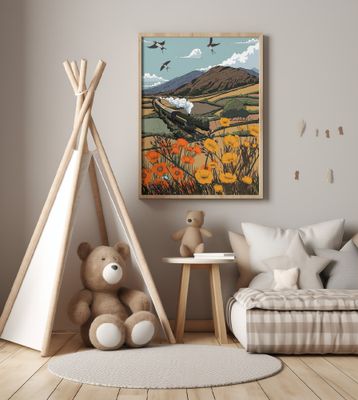 Summer Landscape Railway