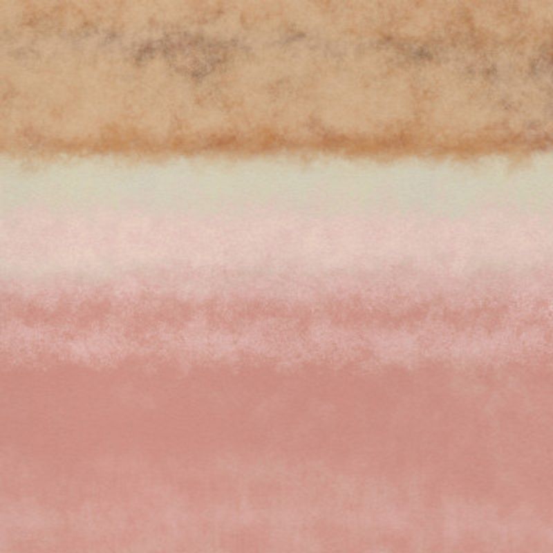 Abstract watercolor landscape in pastel colors no. 1. Pink, white, ochre.