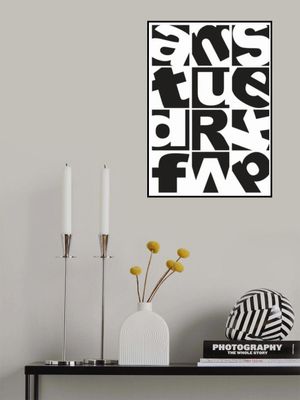 Bold Typographic Maze