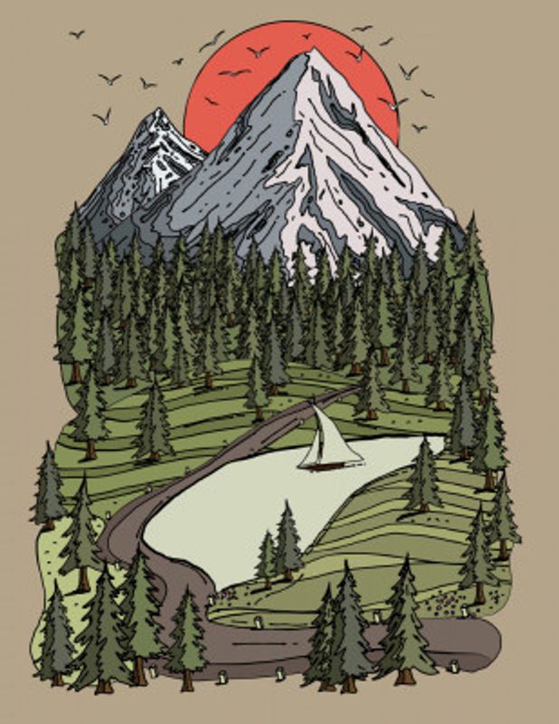 Serene Mountain View