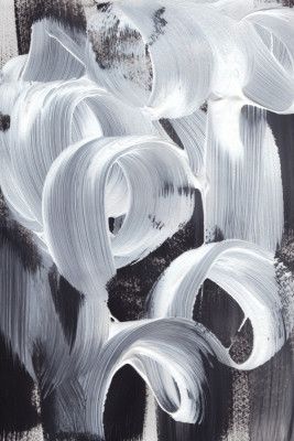 Swirling White Brushstrokes