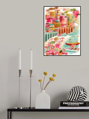 Amalfi Coast Summer View Hot Air Balloon