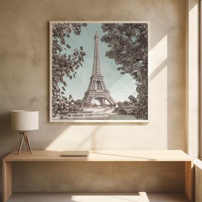PARIS Eiffel Tower &amp; River Seine | urban vintage style