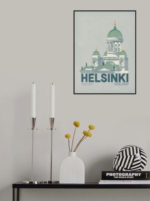 Helsinki Cathedral Travel Poster