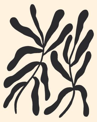 Black Stylized Branches