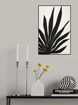 Abstract Black Leaves