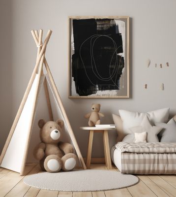 Abstract Brush Strokes 180Z