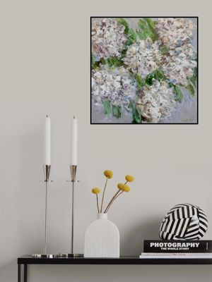 White Hydrangea Bloom