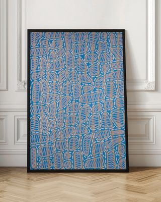 Abstract Blue Connections