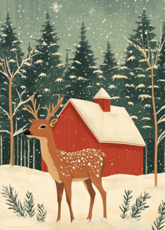 Deer Winter Holiday