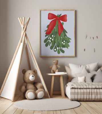 Festive Mistletoe Charm