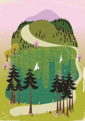 Landscape With A Winding Path