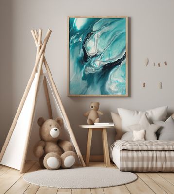 Ocean Teal Aqua Turquoise "Ocean Teal"