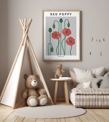 Red Poppy - National flower of Poland