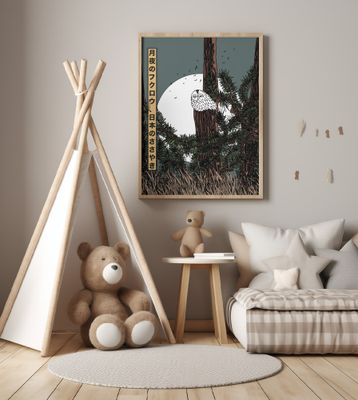 The owl of a moonlit night, a Japanese whisper