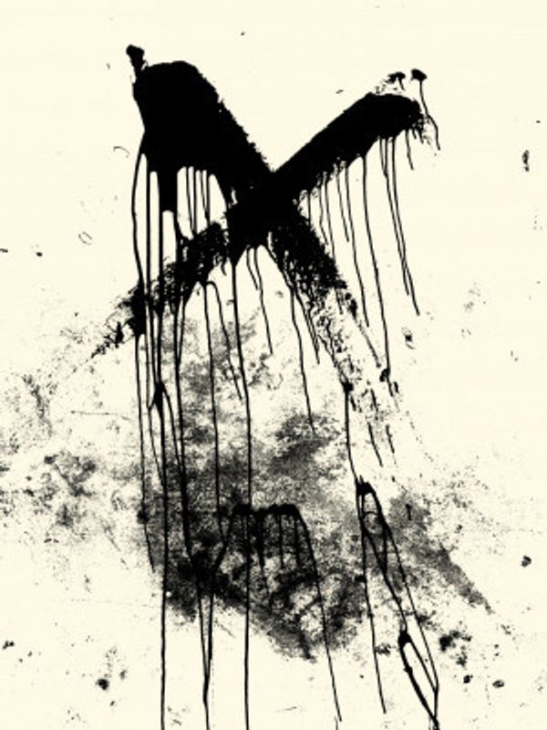 Dripping Black Paint