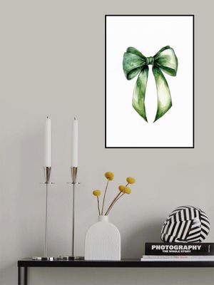 Green Bow Water Color