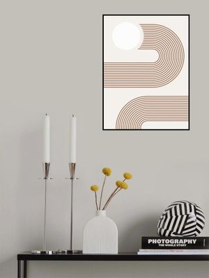 Beige Arc Poster