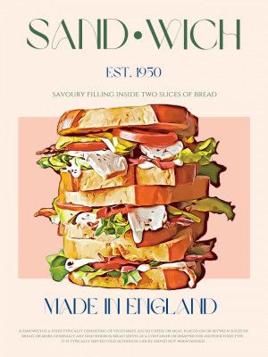 Classic Sandwich Made In England