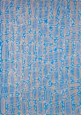 Abstract Blue Connections