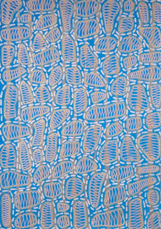 Abstract Blue Connections