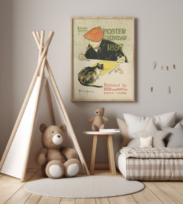 Edward Penfield Self Portrait