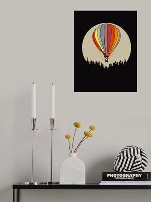 Balloon Over The Forest