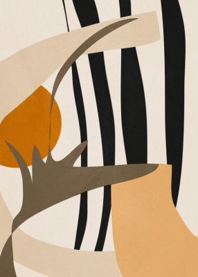 Abstract Composition Featuring