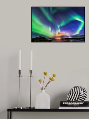 The aurora in Iceland