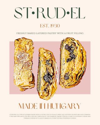 Golden Strudel Slice