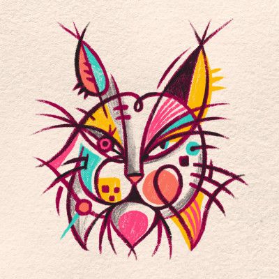 Abstract Faces   Lynx