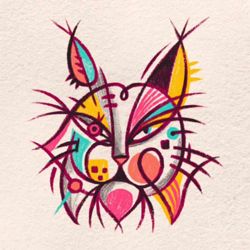 Abstract Faces   Lynx