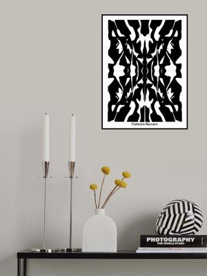 Black And White Symmetrical Pattern