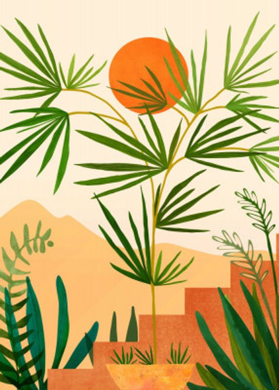 Harvest Moon Landscape